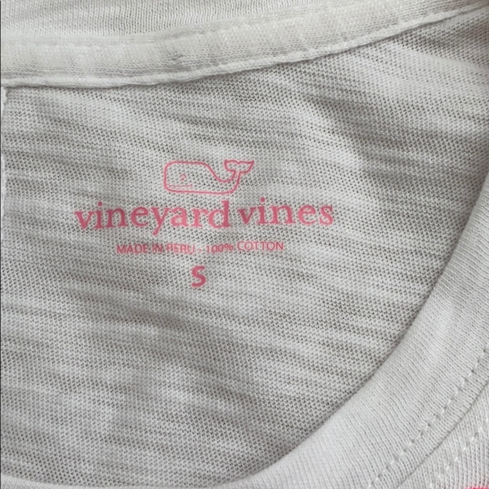 Vineyard Vines Women’s‎ White Graphic Tshirt Size S - Picture 6 of 7